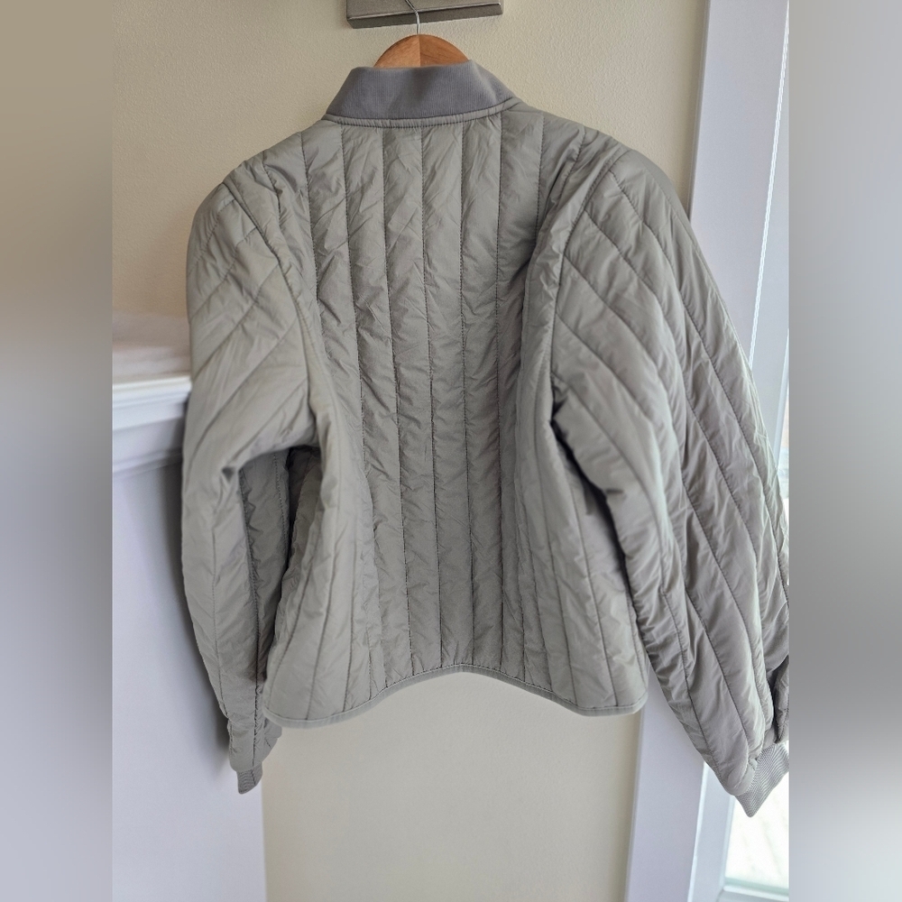 NWT! Rains, Banja Liner Bomber W Jacket, Drift, Size Small, MSRP $150 - Picture 4 of 10